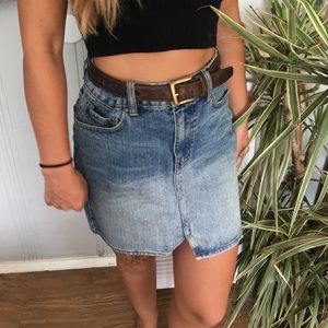Billabong High waisted jean skirt